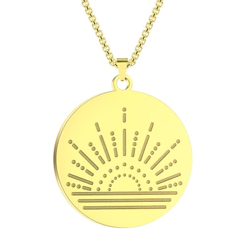 Collier pendentifs ethniques au soleil bijoux en argent pour femme