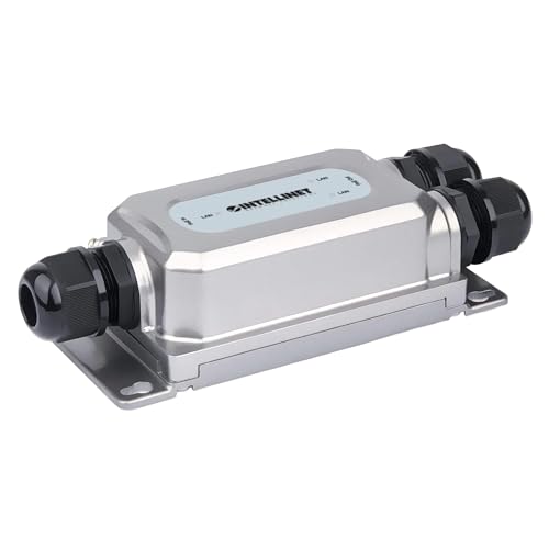 Image of Intellinet 2-Port Outdoor Gigabit PoE++ Extender, 60W, IP67 IK10 | IEEE 802.3bt /at /af compliant unit extends Ethernet to 656 ft, supports 95 W input, 6 kV surge protection | 561648