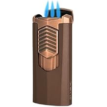 Vertigo Archer Triple Torch Lighter Brown