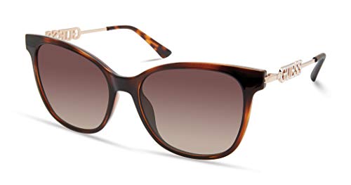 GUESS Women's Metal Logo Square Sunglasses