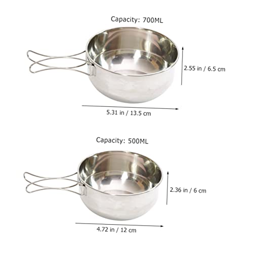 Bol de camping multi-usage HANABASS vaisselle pique-nique légère - 6