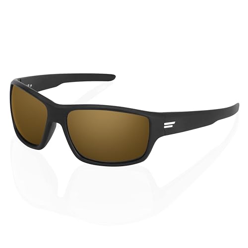 Image of TOROE Eyewear FIELD Wrap Around Sport Sunglasses With Polycarbonate Polarized Lenses, Lightweight TR90 Frame