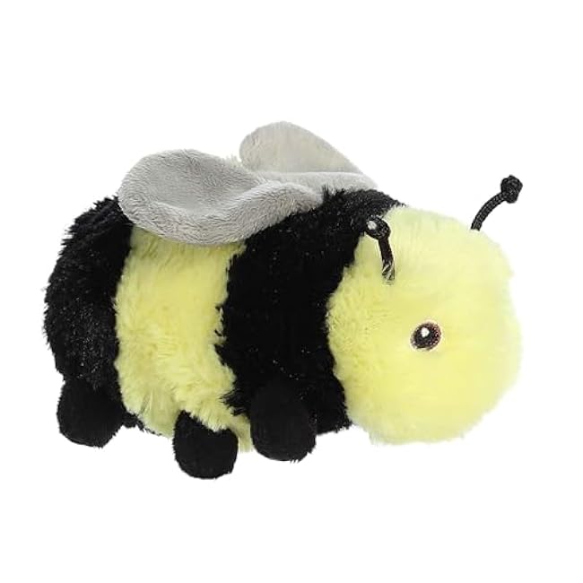 Aurora? Responsibly Made Eco Nation? Eco Softies? Bumblebee Stuffed Animal - Ideal for Playtime Adventures - Perfect for Birthdays or Just Because - Yellow 8 Inches