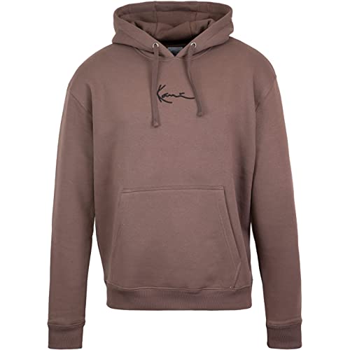 Karl Kani Small Signature Essential Hoody Kapuzenpullover (Brown, M)