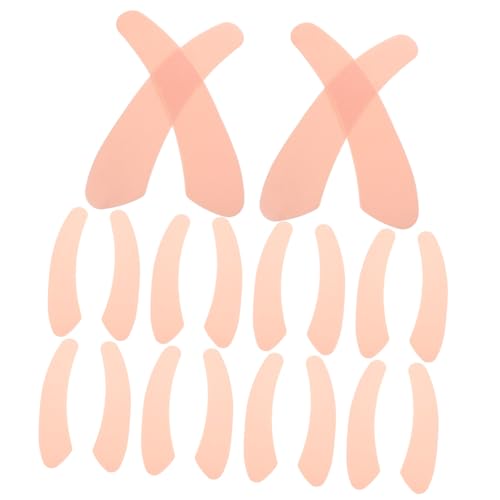 TOVINANNA Soft Toilet Seat Pads 10 Pairs Elongated Heavy Duty Washable Pads Warmer Comfortable Fluffy Covers for Bathroom