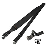 THREE ARCHERS 2 Punkt Gewehrriemen Waffen-Schlinge mit Wirbel Neopren rutschfeste Schulter Verstellbare Gurtschlinge für Jagd & Schießen