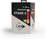 DUNLOP Tennisball Stage 3 Rot - für Kinder & Anfänger auf dem Kleinfeld (12 Bälle)