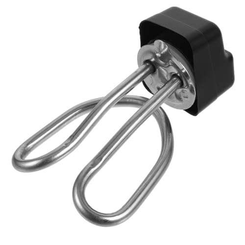 Ciieeo Electric Kettle Accessories Water Heater Immersion Immersible Water Heater Immersion Tea Kettle Heating Element Electric Heat Tube Heating Tube Core Silver Pvc