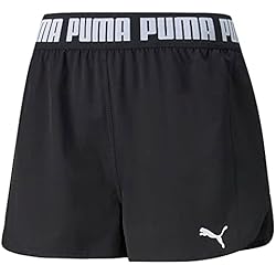 PUMA Train Strong Woven 3´´ Short Pantalones Cortos de Punto, Unisex Adulto, Negro Black, M