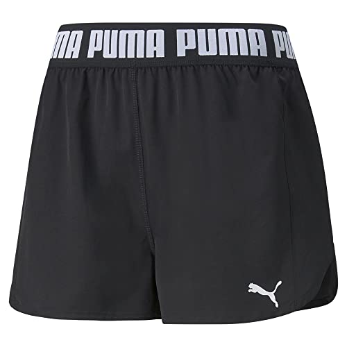 PUMA Train Strong Woven-Pantalón Corto de 3 Pulgadas Punto, Mujer, Negro Black, XL