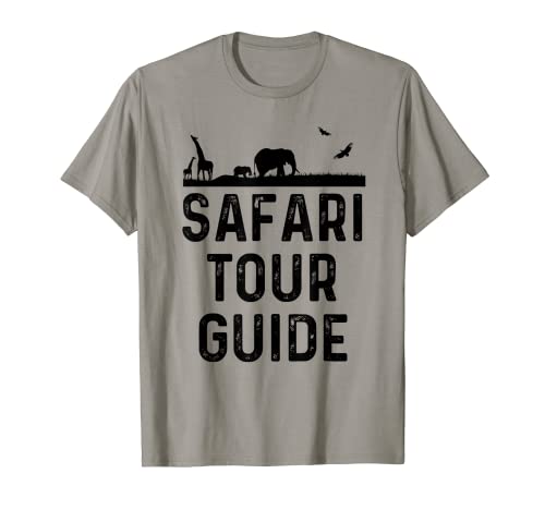 Safari Tour Guide - Guía de viaje Guía de vacaciones Camiseta
