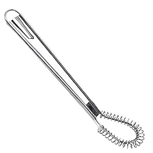 Lentesaus Blender, roestvrijstalen mini-veerspoel Whisk hand held saus roerder blender melk frother foamer koffiemixer