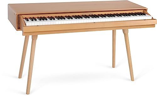 Classic Cantabile DP-730 OK Piano numérique 88 touches clavier pondérée action de marteau – Table avec piano électrique intégré – Porte-notes et triple pédalier inclus – USB MIDI et prise casque - Les Beatles, Paul McCartney, John Lennon, RIngo Starr, George Harrison Classic Cantabile DP-730 OK Piano numérique 88 touches clavier pondérée action de marteau - Table avec piano électrique intégré - Porte-notes et triple pédalier inclus - USB MIDI et prise casque – Image 4
