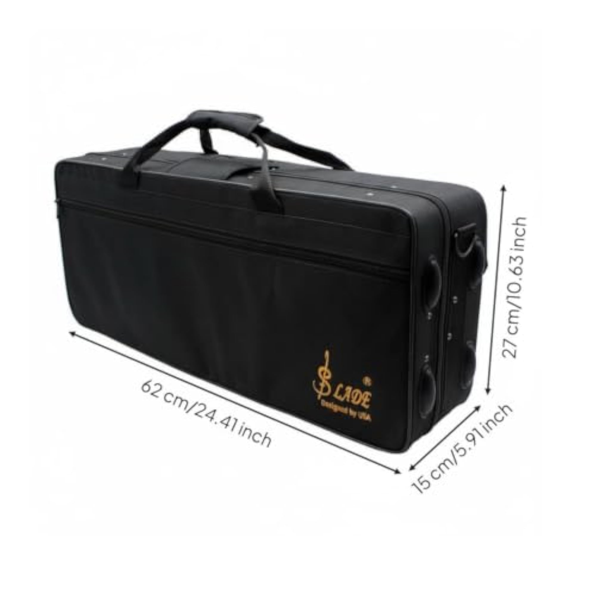 Sturdy Oxford Cloth Alto Saxophone Case, Lightweight Design