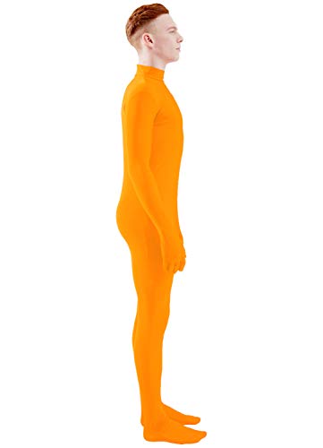 Image of Ensnovo Mens Mock Neck Full Body Unitard Spandex Zentai Suits Costumes