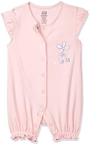Image of miniklub Infant Girls Pack of 2 Printed Pure Cotton Rompers