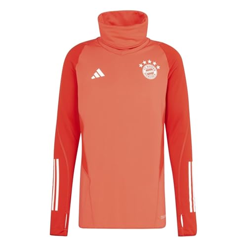 adidas Mens Bayern Munich Tiro 23 Pro Warm Top Adults Red/Bright Red XS