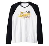 Warner Bros. Licensed Product Harry Potter Hogwarts Express Ticket Spray Camiseta Manga Raglan