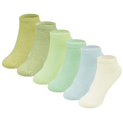 Image of MAGIARTE Womens Cotton Ankle Socks Low Cut Athletic Casual Mutil Color No Show Running Socks for Women