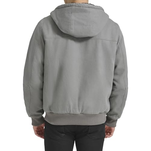 Image of Levi's Men's Workwear Cotton Canvas Hooded Bomber Jacket