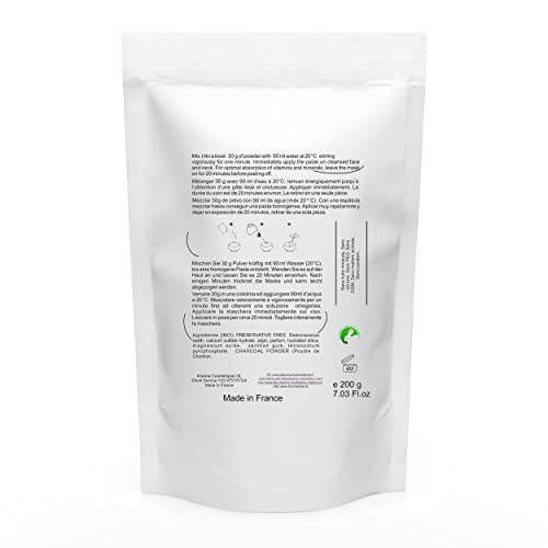 B.O.T Cosmetic & Wellness - Masque Charbon Actif Peel-Off d'Alginates | Nettoyage Profond | Raffermissant | Élimination Points Noirs | Régulateur Sébum | Détox | Hydratation Intense, 300g – vue 2