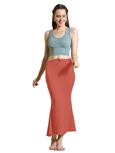Image of Amazon Brand - Anarva Women Cotton Blended Saree Shapewear Regular Petticoat Skirt For Saree