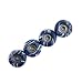 SPITBOARDS® Fingerboard Swirl Wheels Polyurethane CNC Lathed Bearing Wheels - Blue Swirl