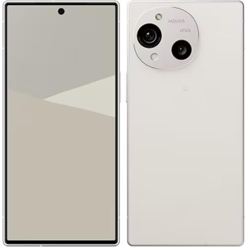 SHARP(シャープ)【SIMフリー】AQUOS　R10（SH-M31A-W）カシミヤホワイト　12GB/256GB