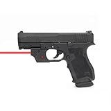 Viridian E Series Red Laser Sight for PSA Dagger, Gun Sight with Ambidextrous On and Off Switch, Black
