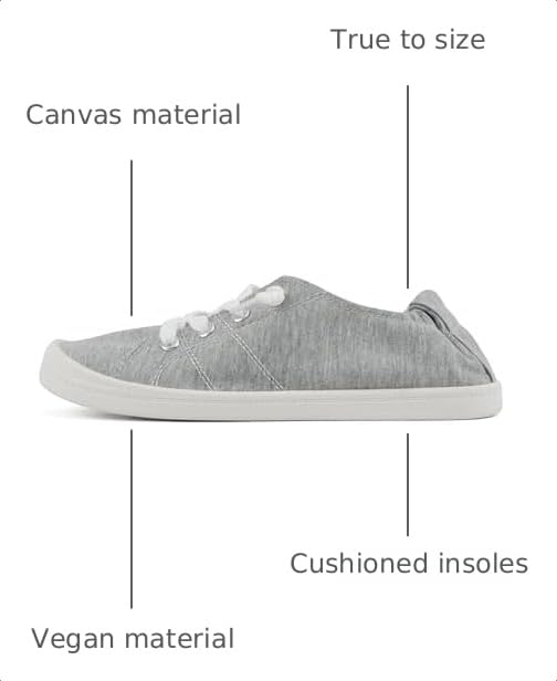 Image of Soda Flat Women Shoes Linen Canvas Slip On Sneakers Lace Up Style Loafers Zig-S