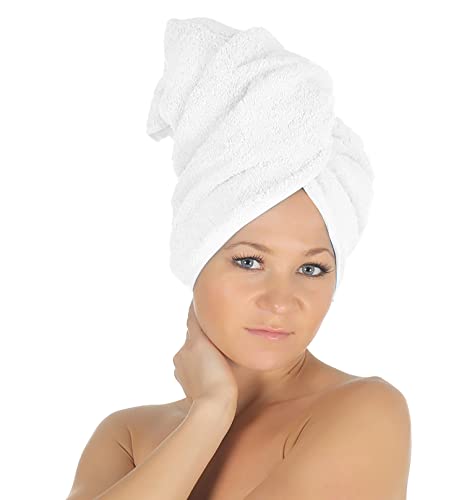 Textila Cotton Bath Towels - Medium Bath Towel 24X48 Inches - Pack Of 6 - White Color - Soft And Absorbent Towels For Bathroom, Gym, Pool, Spa, Hotel, Home & Hair Wrap Use #TOP2