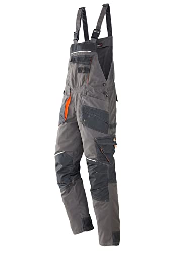 Terrax workwear Herren-Arbeitslatzhose dunkelgrau/schwarz (52)