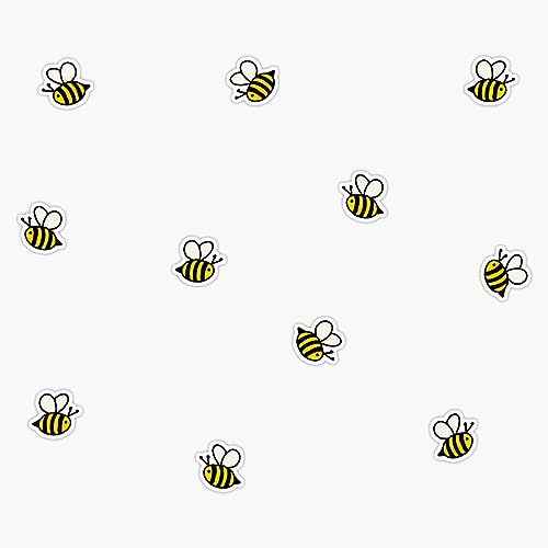Image of Tiny Tiny Bee Sticker Vinyl Waterproof Sticker Decal Car Laptop Wall Window Bumper Sticker 5"