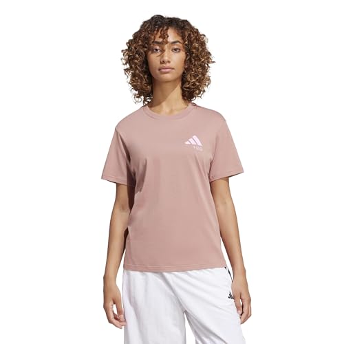 T-Shirt Graphique Lounge Verbiage Adidas Coupe Ample Fluide - 2