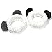 Produktbild 2pcs Haarband, Frauen Mädchen Nettes Panda Ohr Stirnband Make up duschkopf Haarband (Black Ear and Grey Ear)
