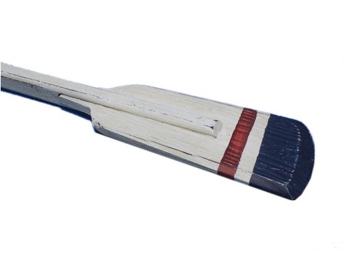 Hampton Nautical Wooden Crawford Squared Rowing Oar with Hooks, 36", Wood