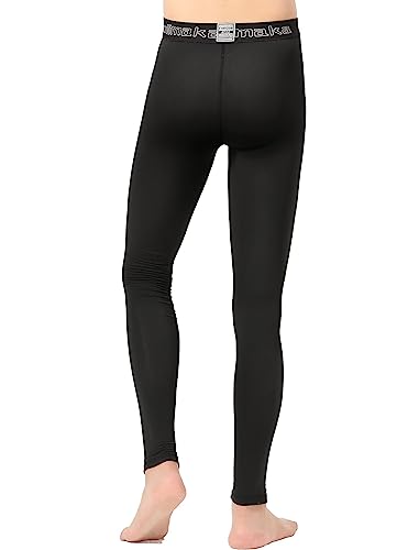 Image of Rolimaka Boys' Youth Compression Base Layer Pants Tight Running Leggings Trousers