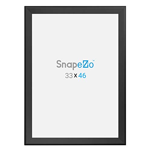 image for SnapeZo Black 33x46 Poster Frame, 1.7
