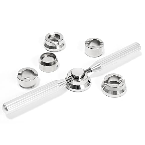Watch Case Opener, Watch Back Remover Tool, Caseback Removal Tool Kit, Different Sized Watches Repair Set Compatible with Rolex, Watches Lid Opener