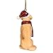 Design Toscano Christmas Xmas Golden Retriever Holiday Dog Ornaments, Full Color