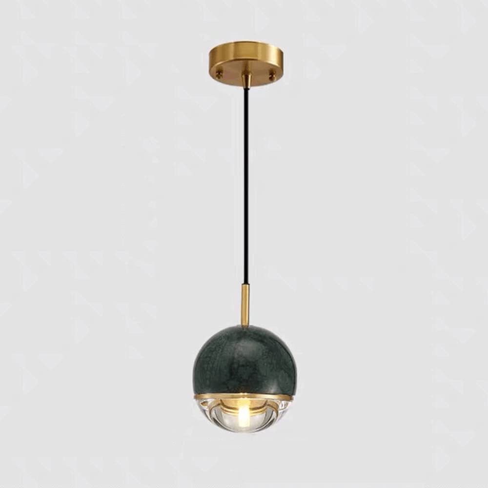 Lustre en marbre de luxe art moderne éclairage de plafond suspendu haut de gamme