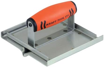 Kraft Tool CF1014PF 6"x6" 1/4"R 1"D SS Western Style Hand Groover w/ProForm Handle