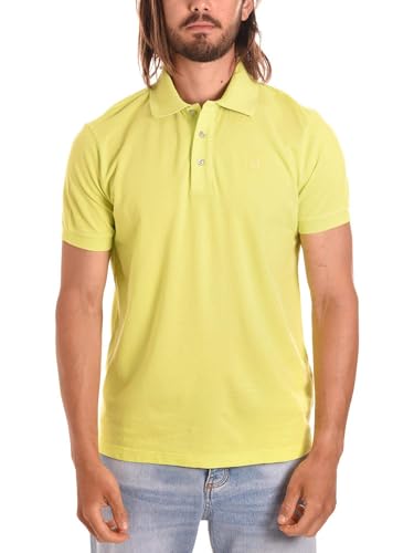 Polo Jaune RefrigiWear RM0T19001PX90320 en coton pour homme