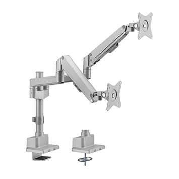 PROLEGEND PL-MGP3204 Dual Monitor Pole-Mounted Gas Spring Monitor ARM.