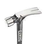 ESTWING Ultra Series Hammer - 19 oz Rip Claw Framing Hammer with Smooth Face & Genuine Leather Grip - E19S - Image 3