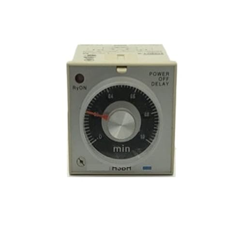 Relé de tiempo H3BH-8R con doble escala S/M y voltajes variables CA CC 2