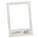Produktbild LOVIVER Photo Booth Props Requisiten Bilderrahmen Geburtstag Jahrestag Party Fotorahmen - Happy 40th