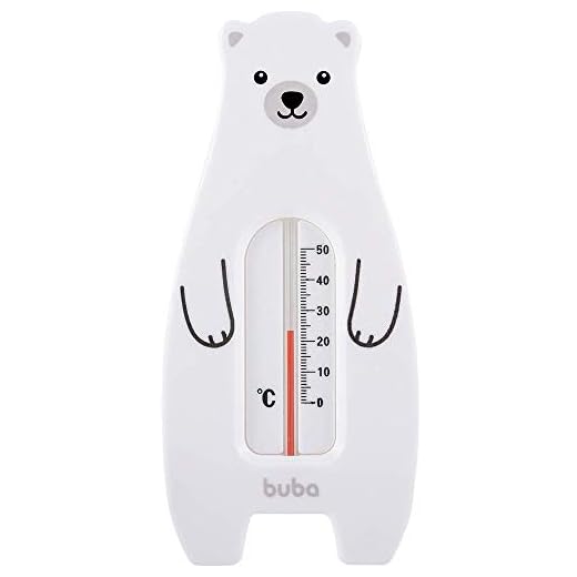 Buba Termometro De Banheira Urso Branco