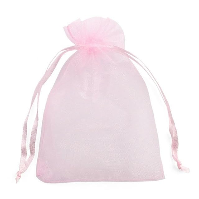 YunKo 50 bolsas de organza de 6 x 9 pulgadas, bolsas de regalo con