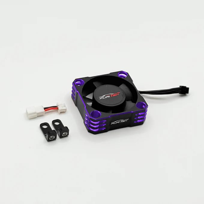 Components of the Furitek AeroSpin 30K Aluminum Fan Kit